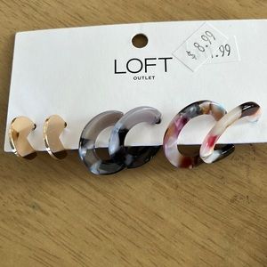Loft earrings NWT